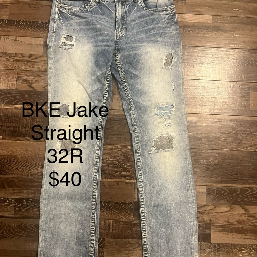 BKE Jake Straight Jeans - Blue